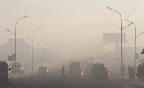 Баянхошуу, Шархад орчмоор агаарын бохирдол их байна