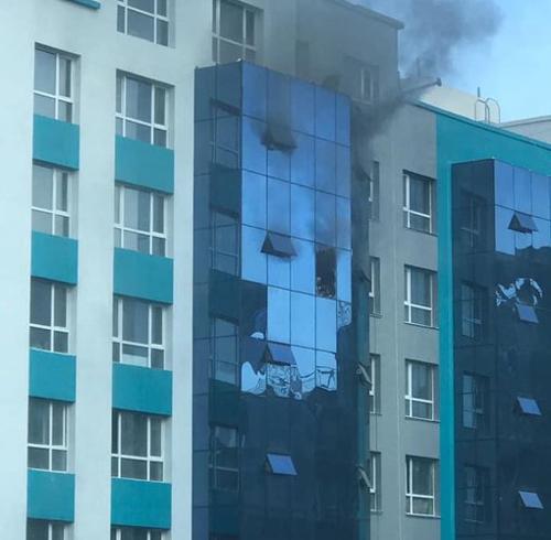 “Санто смарт апартмент” орон сууцны агааржуулалтын хоолойд хог шатсаны улмаас гал гарчээ