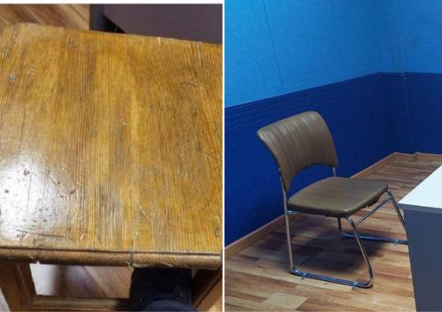 Цагдан хорих 461 дүгээр ангийн мэдүүлэг авах өрөөний сандлыг сольжээ