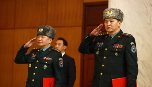 Хурандаа С.Ганбямба, Ж.Болдбаатар нарт Бригадын генерал цол хүртээлээ