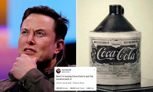 Илон Маск Кока Колаг худалдаж аваад найрлагад нь кокаин нэмнэ гэж хошигножээ